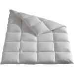 Weiße Gesteppte Häussling Winterdecken & Winterbettdecken aus Baumwolle maschinenwaschbar 155x220 für den für den Winter 