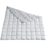 Weiße Karo Häussling Daunendecken & Daunenbettdecken aus Baumwolle maschinenwaschbar 220x200 