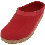 HAFLINGER Schuhe Damen Hausschuhe Pantoffeln Wolle Grizzly Torben 713001, Größe:36 EU, Farbe:Rot
