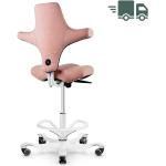 Rosa Ergonomische Bürostühle & orthopädische Bürostühle  aus Stoff 