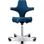 Marineblaue Bürostühle & Schreibtischstühle aus Stoff höhenverstellbar 
