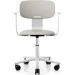 Reduzierte Beige Skandinavische Bürostühle & Schreibtischstühle aus Kunststoff mit Armlehne Breite 50-100cm, Höhe 50-100cm, Tiefe 50-100cm 
