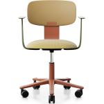 Reduzierte Beige Minimalistische Ergonomische Bürostühle & orthopädische Bürostühle  aus Stoff mit Armlehne Breite 50-100cm, Höhe 50-100cm, Tiefe 50-100cm 