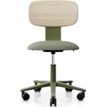 Reduzierte Grüne Moderne Ergonomische Bürostühle & orthopädische Bürostühle  aus Eschenholz Breite 50-100cm, Höhe 50-100cm, Tiefe 50-100cm 