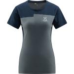 Reduzierte Blaue Haglöfs Roc Nachhaltige T-Shirts für Damen Größe S 