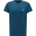Blaue Haglöfs LIM Nachhaltige T-Shirts für Damen Größe L 