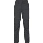 Haglöfs Lite Standard Zip-Off Pant Grau, Damen Jogginghosen, Größe 42 - Regular - Farbe Magnetite %SALE 30%