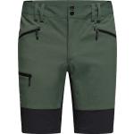 Reduzierte Schwarze Haglöfs Green Nachhaltige Stretch-Shorts mit Reißverschluss aus Polyamid für Herren Übergrößen 