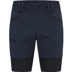 Reduzierte Schwarze Haglöfs Nachhaltige Stretch-Shorts mit Reißverschluss aus Polyamid für Herren Größe XL 