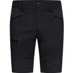 Reduzierte Schwarze Haglöfs Nachhaltige Stretch-Shorts mit Reißverschluss aus Polyamid für Herren Übergrößen 