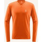 Reduzierte Orange Haglöfs Nachhaltige T-Shirts aus Polyester für Herren Größe XL für den für den Winter 