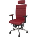 Rote Bio Ergonomische Bürostühle & orthopädische Bürostühle  aus Stoff 