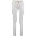 Weiße HAILY’S Hüftjeans & Low Waist Jeans mit Reißverschluss aus Denim für Damen 