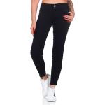 Schwarze HAILY’S Slim Fit Jeans aus Baumwollmischung für Damen 