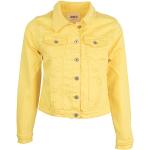 Gelbe HAILY’S Mini Kurzjacken & Cropped-Jackets aus Denim für Damen Größe M für den für den Herbst 