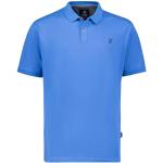 Himmelblaue Kurzärmelige HAJO Stay Fresh Kurzarm-Poloshirts für Herren Größe 6 XL Große Größen 