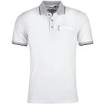 Weiße Kurzärmelige HAJO Stay Fresh Kurzarm-Poloshirts für Herren Größe 6 XL 