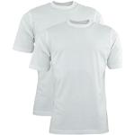 Weiße HAJO Rundhals-Ausschnitt T-Shirts aus Baumwolle für Herren Größe L 2-teilig 