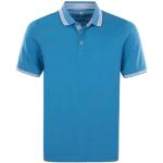 Blaue Kurzärmelige HAJO Stay Fresh Kurzarm-Poloshirts für Herren Übergrößen 