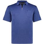 Blaue HAJO Shirts mit Tasche mit Reißverschluss für Herren Größe 5 XL 