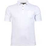 Weiße HAJO Shirts mit Tasche für Herren Größe M 