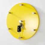 Gelbe Moderne Tollhaus Runde Garderoben & Garderobenmöbel lackiert aus MDF Breite 0-50cm, Höhe 0-50cm, Tiefe 0-50cm 