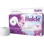 Hakle Toilettenpapier Sanft und Sicher, 4-lagig, Tissue, 130 Blatt, 8 Rollen