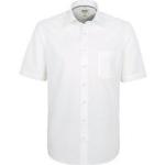 Weiße Business Kurzärmelige Kentkragen Hemden mit Kent-Kragen aus Baumwolle maschinenwaschbar für Damen Größe 3 XL 