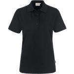 Schwarze Hakro Damenpoloshirts & Damenpolohemden maschinenwaschbar Größe L 