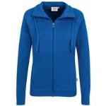 Royalblaue Sportliche Zip Hoodies & Sweatjacken mit Reißverschluss maschinenwaschbar für Damen Größe 3 XL 