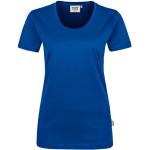 Royalblaue Langärmelige Hakro Classic T-Shirts aus Baumwolle maschinenwaschbar für Damen Größe 3 XL 