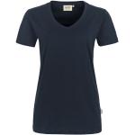 Langärmelige Hakro V-Ausschnitt T-Shirts maschinenwaschbar für Damen Größe 4 XL 