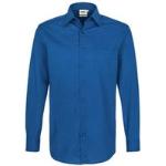 Royalblaue Langärmelige Kentkragen Hemden mit Kent-Kragen maschinenwaschbar für Damen Größe XS 