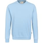 Eisblaue Casual Hakro Performance Rundhals-Ausschnitt Herrensweatshirts Größe M 