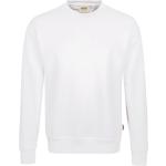 Weiße Hakro Performance Herrensweatshirts Größe XL 
