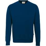 Marineblaue Hakro Premium Damensweatshirts aus Polycotton Größe M 
