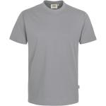 Silberne Hakro Classic T-Shirts maschinenwaschbar für Herren Größe M 