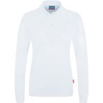 Weiße Langärmelige Hakro Performance Langarm-Poloshirts für Damen Größe 6 XL 