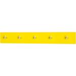 Gelbe HAKU Garderobenleisten & Hakenleisten aus MDF Breite 50-100cm, Höhe 0-50cm, Tiefe 0-50cm 