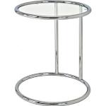 Haku-Möbel Beistelltisch 64235, transparent, aus Glas / Metall, 45 x 55cm (ØxH), rund