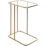 Goldene HAKU Beistelltische Glas aus Glas Breite 0-50cm, Höhe 50-100cm, Tiefe 0-50cm 