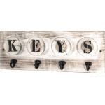 Braune Schlüsselbretter & Schlüsselboards aus Massivholz 