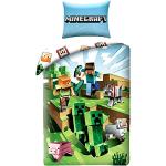 Reduzierte Bunte Minecraft Kissenbezüge & Kissenhüllen mit Kaktus-Motiv aus Baumwolle 135x200 