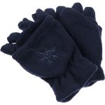 Marineblaue Fiebig Fingerlose Kinderhandschuhe & Halbfinger-Handschuhe für Kinder aus Fleece Größe 3 