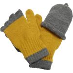 Senfgelbe Fingerlose Kinderhandschuhe & Halbfinger-Handschuhe für Kinder Größe 5 