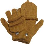 Hellbraune Melierte Fingerlose Handschuhe & Halbfinger-Handschuhe für Damen Einheitsgröße 