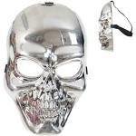 Silberne Skelett-Masken & Totenkopf-Masken 