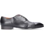 Schwarze Business SANTONI Hochzeitsschuhe & Oxford Schuhe aus Kalbsleder für Herren Größe 39,5 mit Absatzhöhe 3cm bis 5cm 