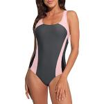 Rosa Sexy Damenschwimmanzüge & Damensportbadeanzüge aus Nylon Größe M 
