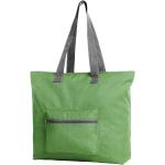 Apfelgrüne Halfar Faltbare Einkaufstaschen mit Reißverschluss aus Polyester klein 